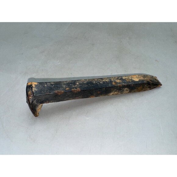Vintage Wrought Iron Railroad Spike With "MHC" Markings READ - Picture 4 of 5